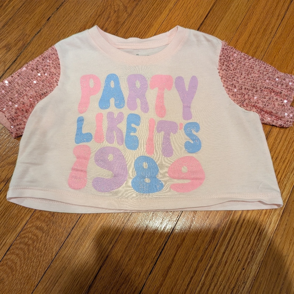 Taylor Swift Inspired Girls 1989 Shirt - Sz 5
